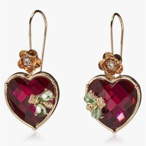 Betsy’s Johnson Drop Heart Earrings